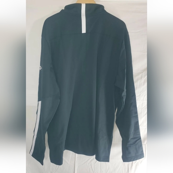 New Under Armour Men's 4XL Black Qualifier 1/4 Zip Pullover Long Sleeve ColdGear - Picture 4 of 5